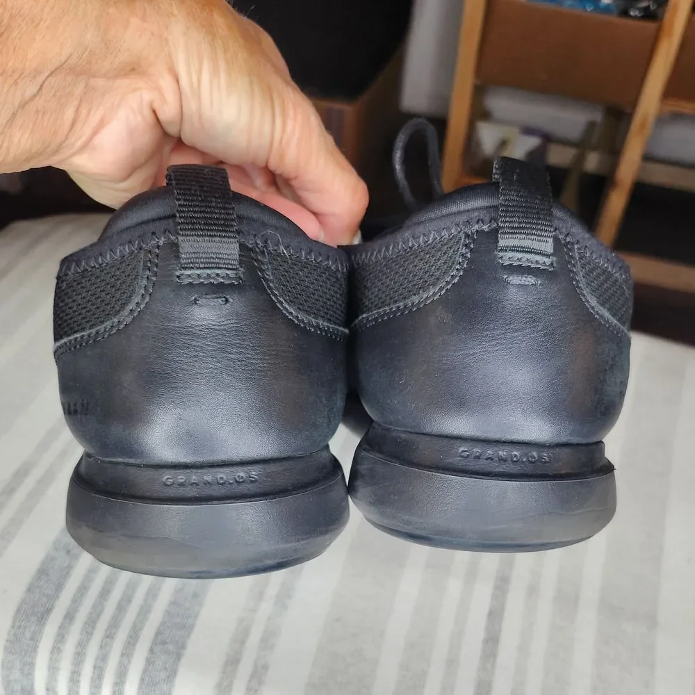Cole Haan Grand Plus Essex Distance Knit‎ Oxford Black Men's Shoes Size 12 M